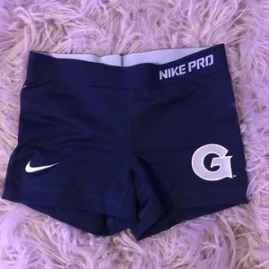 Georgetown Nike Pro Shorts